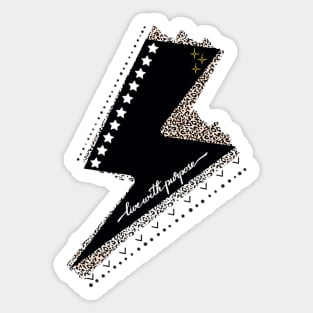 Lightening Bolt Sticker